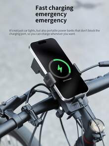 TOSUOD Luz Delantera de Bicicleta 4 en 1 Integrada con Bocina y Soporte para Teléfono, Luz de Ciclismo de Alta Luminosidad, Sonido de Advertencia Fuerte, Montaje Fácil y Estable, Universal para Bicicletas de Montaña, Carretera, Plegables y de Transporte, Accesorio de y Navegación para Conducción Nocturna - Multicolor - Ver 5