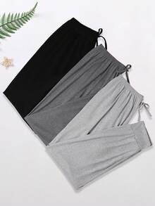 Sanrio Hello Kitty 3pcs Pajama Pants Set, Casual Harem Pants, Spring/Summer - Multicolor - View 4