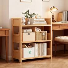 1pc Bamboo Multi-Tier Shelf - Natural Wood Look Storage Rack Suitable For Books, Decorations, Bathroom, Kitchen, Bedroom & Living Room Shelves - Freestanding Or Wall-Mounted, Sturdy Bamboo Shelving Unit, Standing Shelf - (Tre) Ba lớp, kích thước nhỏ - Xem 6