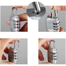 7 Colors Digit Password Lock Combination Suitcase Luggage Metal Code Password Locks Padlock Travel Anti-Theft Color Locks Nice 3 Digit Dial Combination Code Number Lock Padlock For Luggage Zipper Bag Backpack Handbag Suitcase Drawer Durable Locks - MultiWarna - View 5