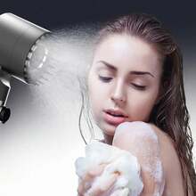 Filtered Shower Head With Handheld, High Pressure 3 Spray Mode Showerhead With Filters, Water Softener Filter For Hard Water With ON/OFF Switch For Pets - Remove Chlorine (Gray) - Dark Grey - View 5