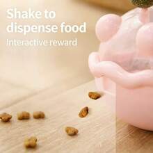 Cat Entertainment Device: An Interactive Cat Wand With A Treat Dispenser, Featuring A 360° Rotating Design To Bring Endless Fun - Simulating Feathers And Bells To Captivate Cats And Make The Interaction Enjoyable.