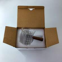 5oz/150ml Glass Measuring Cup With Wood Handle & Scale – Espresso Coffee Extraction & Milk Frothing Pitcher, Multi-Purpose Measuring Cup For Coffee, Tea, Syrup (Transparent) - Transparent - View 11