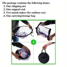 1 pieza Red de golf plegable portátil, Red de objetivo de golf para golpes cortos, Herramienta fija, Para práctica de swing interior/exterior - Adecuado para practicar y mejorar el nivel de juego - Multicolor - Ver 10