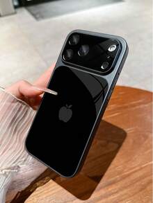 1个全新创意极简高端苹果设计奢华大视野钢化玻璃镜头保护手机壳，兼容 17/17Pro/17ProMax/17Air/16/16Pro/16ProMax/16Plus/15/15Plus/15Pro/15ProMax/14/14Plus/14Pro/14ProMax/13/13Pro/13ProMax/12/12Pro/12ProMax/11/11ProMax，磨砂防摔，全覆盖金属漆高级保护壳 - 彩色 - 查看 6