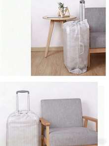 Practical Non-Woven Fabric Luggage Cover, Suitcase And Travel Cover, Luggage Protective Cover. Thickened, Waterproof And Wear-Resistant, Dustproof And Stain-Proof Luggage Bag, Reusable, Holiday Essential, Vacation Accessory, Travel Holiday Essential, Summer Vacation And Back-To-School Season, Cruise Travel Bag, School Supplies, School Supplies - Multicolor - View 2