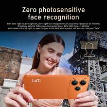 FUFFI Global Unlocked M17 Pro Smartphone With Android, 6.56inch HD Screen, 4GB RAM 64GB ROM, Large Battery 3800mAh, 5MP+13MP Camera, Dual SlM, Unlock Mobile Phone, Included Headphones Type-C Charging Cable, Protector, Pecfect Gift For Holiday Birthday - 白色 - 查看 10