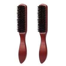 Smooth Hair Brush - Unisex, Suitable For Fine To Medium Hair, Styles Various Hairstyles, Smooths Frizz, Easily Creates Sleek Ponytails/Buns; Leopard Print Long Handle Beard Brush, Neat Cleaning, Essential Hairdressing Tool, Hair Product And Accessory For Barbershops, Beauty Salons And Travel - Multicolor - View 17