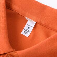 Men's Golf Polo Shirt, Fashion Business Casual Printed Short Sleeve Polo With Button Design - Ginger - View 4