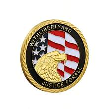 European And American Fashionable Creative Metal Coins Challenge Coins Decision Coins Replica Gift Collection Birthday Gifts Creative Toys Hobby Collection Party Supplies - Vàng - Xem 2