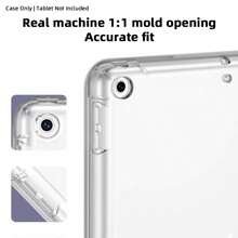 Funda protectora de color rosa sólido de TPU para la tableta Honor Pad X8A de 11 pulgadas, con ranura para bolígrafo, función de suspensión/activación inteligente, protección contra caídas de todo el Body, carcasa trasera de TPU suave con diseño plegable de tres pliegues, adecuada para la tableta Honor Pad X9A (modelo 2025) de 11.5 pulgadas, A16, 10/8 de 10.2 pulgadas/9 de 10.2 pulgadas, así como para la tableta Pad 2 de 11 pulgadas y las tabletas Matepad, regalo del Día de la Mujer - Rosa Pálido - Ver 7