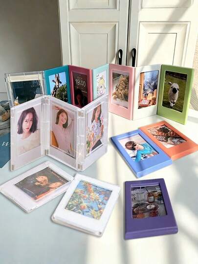 5/10pcs 3Inch Magnetic Photo Frame For Fujifilm Instax Mini Pictures Refrigerator Display Picture For Kitchen Home Memory Gifts