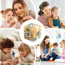 3D Labyrinth Cube Puzzle - Advanced Brain Teaser Maze Ball With 100+ Challenges, Spatial Logic Training Toy For Stress Relief & Focus Development, STEM Gift For Adults & Teens - 彩色 - 查看 3