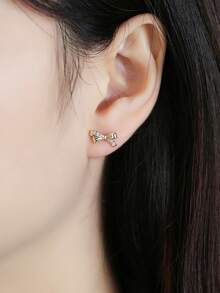 A Pair Of Sweet, Delicate Bow Earrings, Versatile And Suitable For Any Occasion, Can Be Gifted To Friends Or Lovers - Bow Earrings - View 3