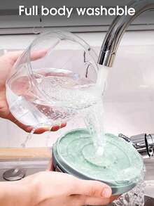 5-Blade 900ml/500ml Manual Garlic Press Crusher, Homemade Garlic Paste Maker, Manual Meat Grinder, Vegetable Shredder - Multicolor - View 9