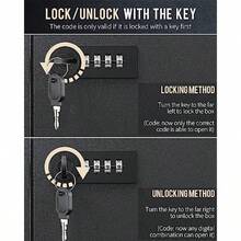 Uniclife 60 Position Key Cabinet With Combination And Key Lock Resettable Black Digital Security Storage Box Key Organizer With Adjustable Racks Colorful Key Tag Labels And Hooks