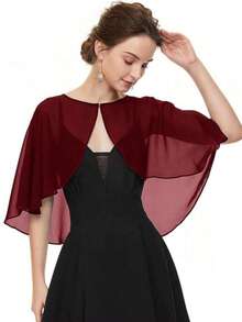 Women's Pink Chiffon Shawl With Pearl Decor, Lightweight Shawl For Spring, Summer, Autumn, Suitable For Bridal And Daily Wear