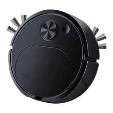 New Home Rechargeable Vacuum Cleaner Mini Cleaning Machine Automatic Dust Removal 3-In-1 Smart Sweeping Robot - Black - View 3