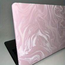 Smooth Matte 3D Pattern Laptop Protective Case Suitable For MacBook Air And Pro - Baby Pink - View 2