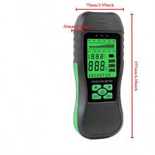 多功能针式湿度计/木材湿度测试仪/石膏墙湿度测试仪/油漆湿度计/木材含水率监测器 - 彩色 - 查看 5