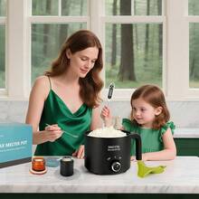 RAF 1.8L Multi-Function Electric Hot Pot, Suitable For 1-2 People, Steamer And Cooker, Non-Stick Coating, Portable Design For Dorm And Office, Dual Temperature Control - View 6