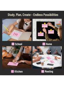 50pcs 3"X5" Pink Ruled Index Cards, College Study Flashcards, Suitable For School, University, Office And Home Organization, Durable Learning To-Do List Memo Cards With Grid Lines - Multicolor - View 9