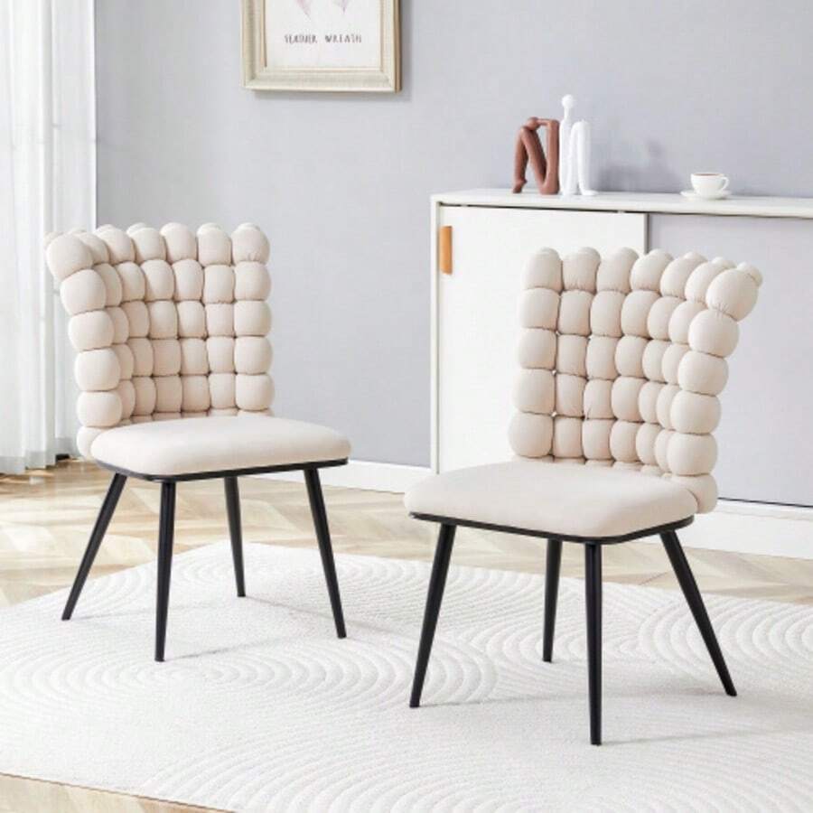 Dining Chairs - White - View 1