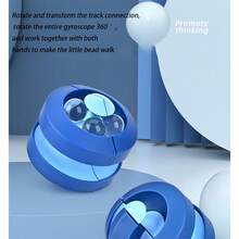 1-4pcs Adult Stress Relief Gyro/Stress Relief Toy/Finger Spinner - Marbles - Adult Stress Relief/Unique Finger Spinning Gyro, Selected Natural ABS Beads, Suitable For: Stress Relief, Emotion Release, Hand Flexibility Exercise, Finger Flexibility Exercise, Unisex Stress Relief Toy (4 Colors, Random Delivery) - Multicolor - View 10