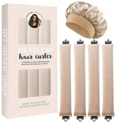 5pcs/4pcs/3pcs Hair Styling Set + Sleep Cap, No Heat Curler, Convenient, Curling Tools, Hair Scrunchies Curler, Sleep Hairstyling Tools, Women Foam Hair Hair Curlers, Curly Hair Brush, Rollers, Curly Hair Products, Curler, Rollers For Hair Curl, Curly Hair Tools, Hair Roller, Hair Curler, Barber, Hair Curlers, Barber Accessories, Rollers, Curly Hair Products, Curler, Rollers For Hairdressing Equipment, Accessories, Hair Curl, Curly Hair Tools, Hair Roller, Christmas,Curly Hair, Hair Curler, Hair Rollers, Heatless Curl, Heatless Curls, Rollers, Hair Curlers, Curly Hair Products, Hair Curl, Hair Roller, Rollers For Hair, Curly Hair Tools, Heatless Curlers,Hair, Accessories, Hair Products, Hair Tools, Hair Stuff, Hair Care, Curly Hair Brush, Barber, Barber Accessories, Hairdressing Equipment,Heatless Waves,Travel Essentials,Travel Essential,Hairstyle,Hairdressing