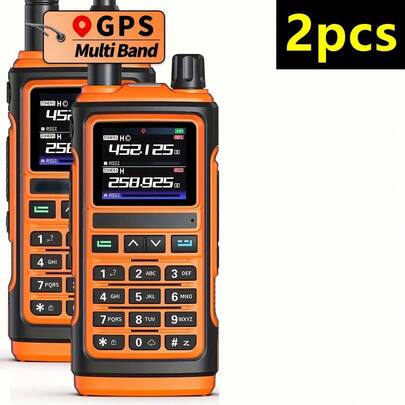 UV-17 PRO GPS Ham Radio | Long Range Handheld Upgraded From UV-17R, NOAA Weather Receiver, Copy Frequency, USB Charging, 999 Channels, Two Way Radio For Hunting And Fishing Gear