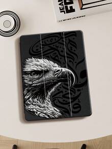 雄鹰猎鹰图案平板电脑保护套，兼容 iPad 9.7/10.2/10.5/10.9/12.9/Pro 11（第十代），兼容三星 Galaxy Tab S6 Lite 10.4 英寸，兼容 Kindle Paperwhite 第十二代（2024 年款），Kindle（第十一代）（2022 年发布），柔软防摔保护，智能支架/自动唤醒/睡眠功能，绝佳节日礼物。 - 彩色 - 查看 2