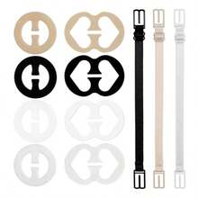 11 Pcs Bra Strap ClipsRacerback Bra Clips Slipping Anti-Slip Buckles Conceal Tool - As Pic - View 1