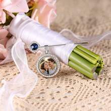 1 chiếc ghim cài áo ảnh chú rể tùy chỉnh, ghim cài ve áo cưới, mặt dây chuyền bó hoa cưới, quà tặng chú rể, quà tặng cá nhân hóa, quà kỷ niệm đám cưới. - Nhiều màu - Xem 4
