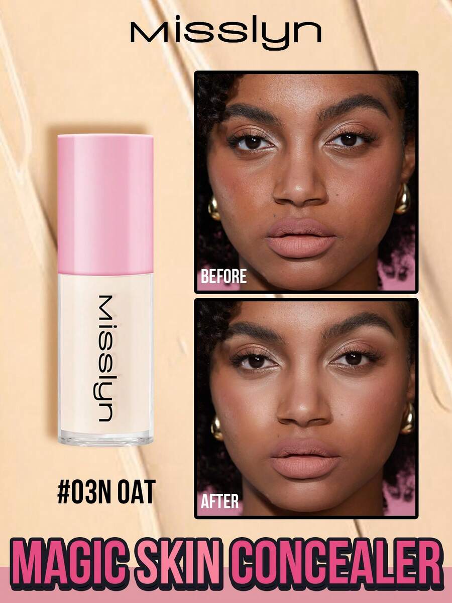 MISSLYN-Magic Skin Concealer, Concealer, Concealer Stick, Liquid Concealer, Concealer Makeup, Concealer Brown, Concealer White, Concealer Full Coverage, Matt Liquid Concealer, Long Lasting Concealer, Brightening Concealer, All-Day Long Concealer,Xmas Christmas, Y2K, Lightweight Concealer, Weightless Concealer, Hydrating Concealer,Vegan,Cruelty Free - #03 - View 1
