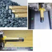 3 pezzi di punte per stecche da biliardo da 11 mm, punte professionali per snooker e biliardo americano, in materiale di alta qualità in pelle di mucca, punta da stecca da biliardo da 11 mm, punta fatta a mano, con forma arcuata - 11 mm - 3 pezzi - Visualizzare 7