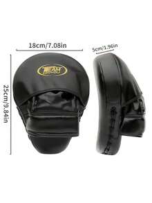 男女通用拳击护垫，武术训练靶手套，弧形拳击手套，适用于空手道、综合格斗、泰拳、跆拳道等。 - 彩色 - 查看 6