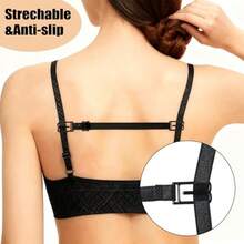 11 Pcs Bra Strap ClipsRacerback Bra Clips Slipping Anti-Slip Buckles Conceal Tool - As Pic - View 4