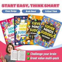 Classic Sudoku Puzzle Books, Level-Based Challenges, Large Clear Grids, Answer Pages Included, Boost Logical Thinking And Focus - Clever Minds Sudoku Challenge - View 4