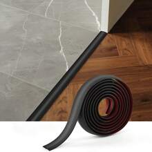 1pc 1m X 3.5cm Carpet To Tile Transition Strip, Wear-Resistant Self-Adhesive Edging Trim, Household Cuttable Threshold
