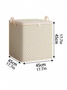 1pc Extra Large Fabric Storage Box, Suitable For Bedding, Sheets, Clothes And Underwear - Portable And Lightweight, With Zipper And Handle, Convenient For Under-Bed Storage, Available In Multiple Sizes, Foldable. - Multicolor - View 12