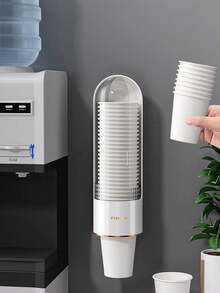 Minimalist Paper Cup Holder, Multifunctional Desktop Organizer, Coffee/Milk Tea Cup Rack, Cup Dispenser - Multicolor - View 4