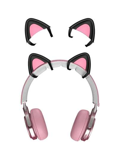 2个可爱猫耳装饰耳机配件