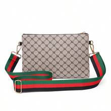 1pc Men's Wristlet Clutch Crossbody Bag, Women's Fashionable Multi-Function Shoulder Bag, Large Capacity Portable Printed Design Side Bag, Valentine's Day Holiday - Multicolor - View 9