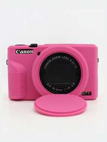 Canon G7 X Mark III Digital Camera Protective Case, Camera Silicone Sleeve, Canon Camera Bag, Camera Accessories, Camera Pouch - Multicolor - View 4