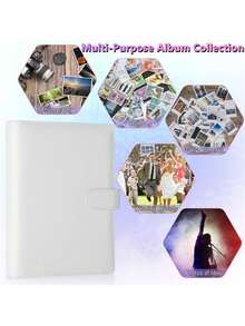 A5 Loose-Leaf Album Card Collecting Photo Card With 4 Slots, For Organizing Trading Cards - Multicolor - View 10