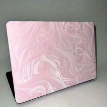 Smooth Matte 3D Pattern Laptop Protective Case Suitable For MacBook Air And Pro - Baby Pink - View 1