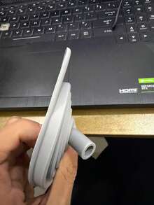 1pc Minimalist Gray Silicone Collapsible Kitchen Funnel - Grey - View 5