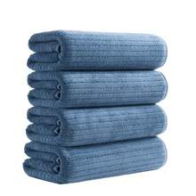 4 Stück/Set extra große Handtücher, ultra-weiche Mikrofaser hochabsorbierend und schnelltrocknend Badetücher, geeignet für Zuhause und Hotel Nutzung - Verschiedenfarbig - Übersicht 10