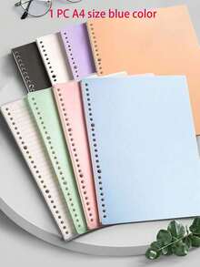 1 bìa đựng tài liệu rời khổ A4/B5/A5 (không kèm vòng ghim, không kèm giấy bên trong), bìa đựng tài liệu rời chống trầy xước, màu trơn tối giản. - Nhiều màu - Xem 19