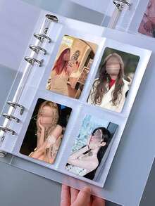 Transparent Frosted Binder Sleeves, Financial & Life Organizer Notebook, Transparent Loose-Leaf Invoice Document Folder, PP Outer Shell File Bag Office Supplies, Sealed Document Organizer File Folder, DIY Scrapbook Storage - Multicolor - View 2